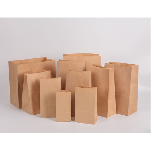 Горячая продажа квадратных крафт-бумажный мешок с плоским дном